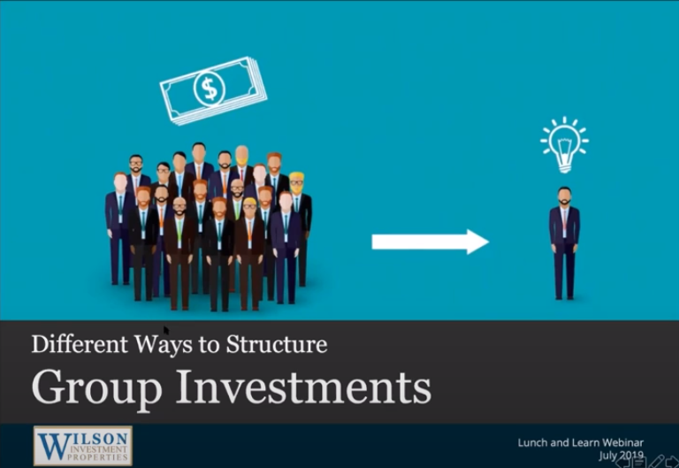 Different ways to structure group investments
